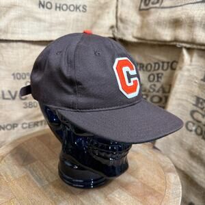 Vintage Cleveland Browns Hat Mens M/L Stall & Dean Seattle WA Leather Strap Back